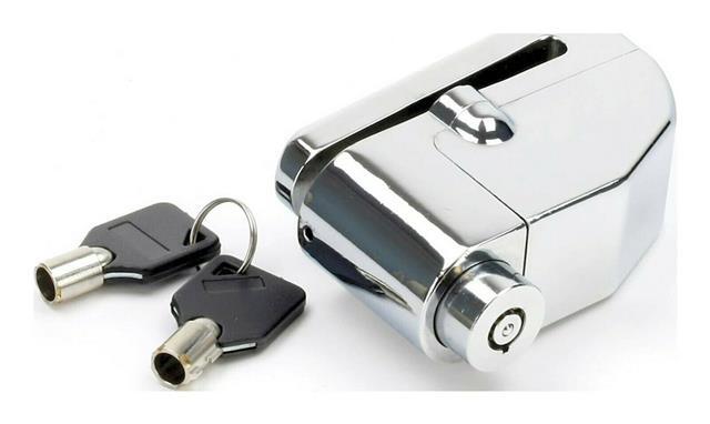 Mammoth Chrome Alarmed Disc Lock With 6mm Pin LODALM01