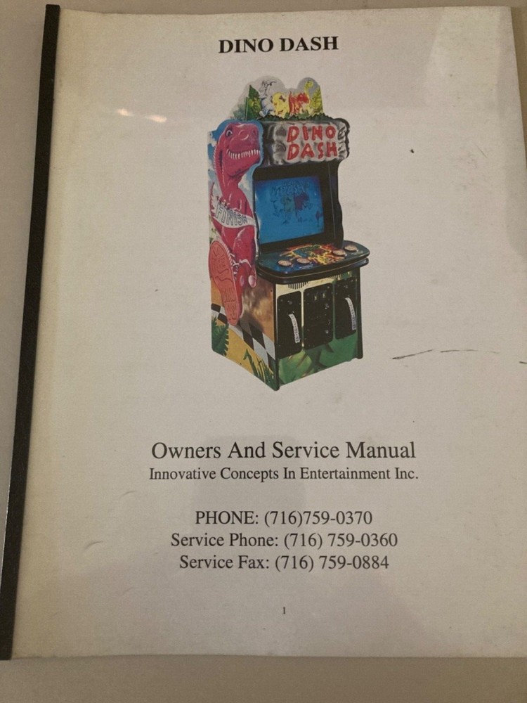 Dino Dash Arcade Manual