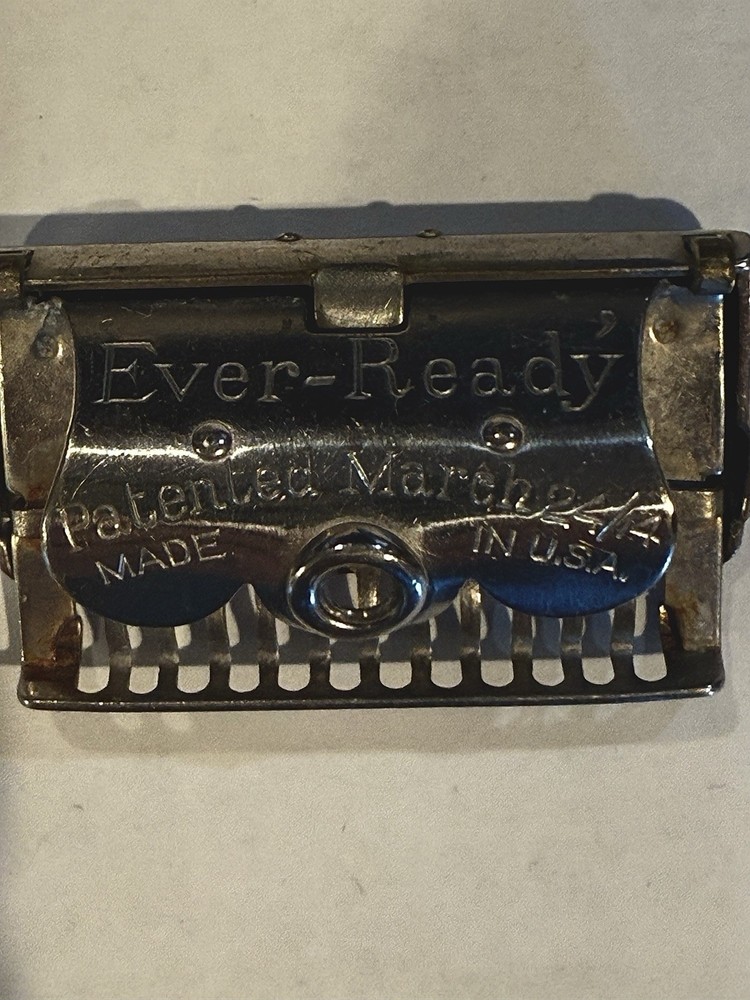 Vintage Ever-Ready Metal Safety Razor Kit