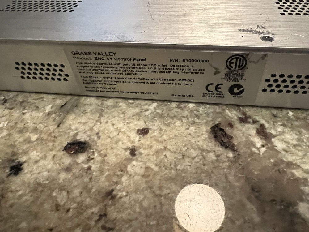 grass valley Universal XY Control Panel Encore XY