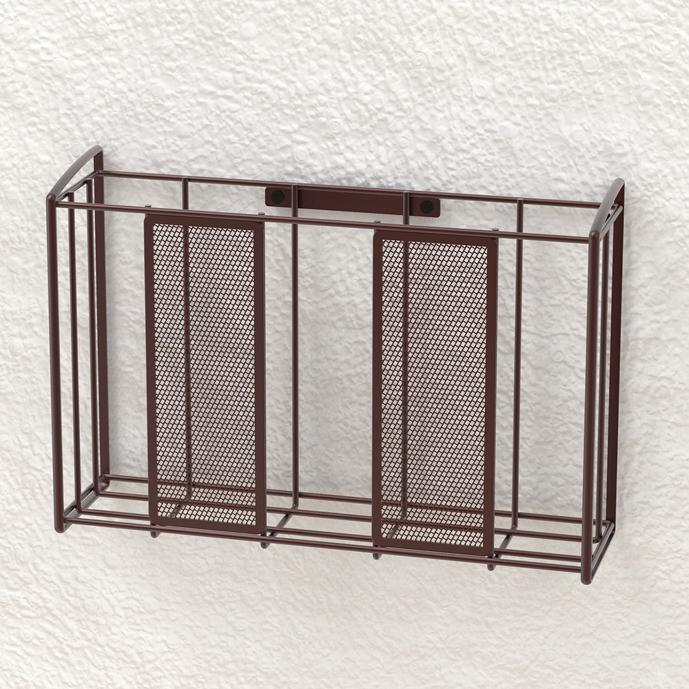 Over Cabinet Door Organizer, Mesh Bronze