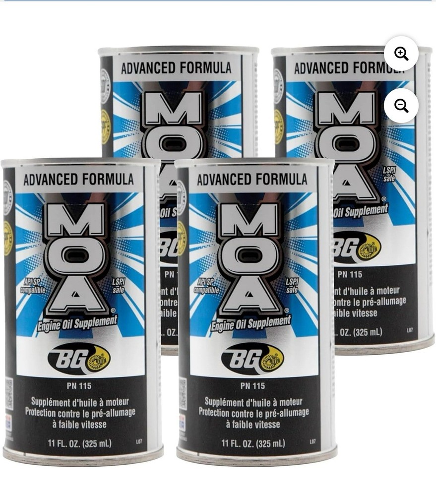 BG MOA Advance Formula Engine Oil Supplement 11oz. Can PN 115 4 PACK