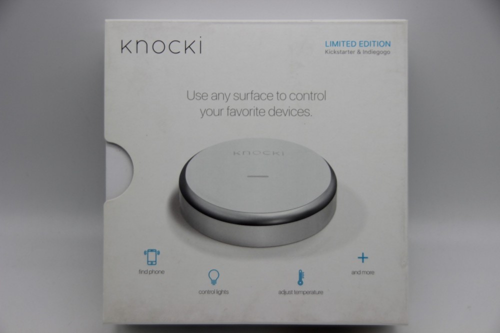 Knocki Limited Edition Signed Use Any Surface to Control Smart Home Devices
