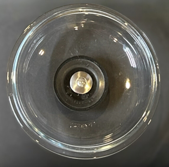 Pyrex Replacement Lid With Black Handle 6” Inner 7 11/16” Outer - 16 CM