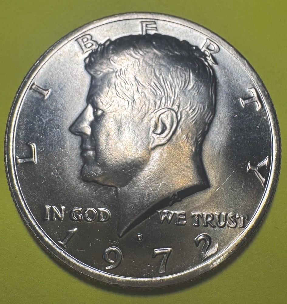 1972 d kennedy half dollar Clad Uncirculated