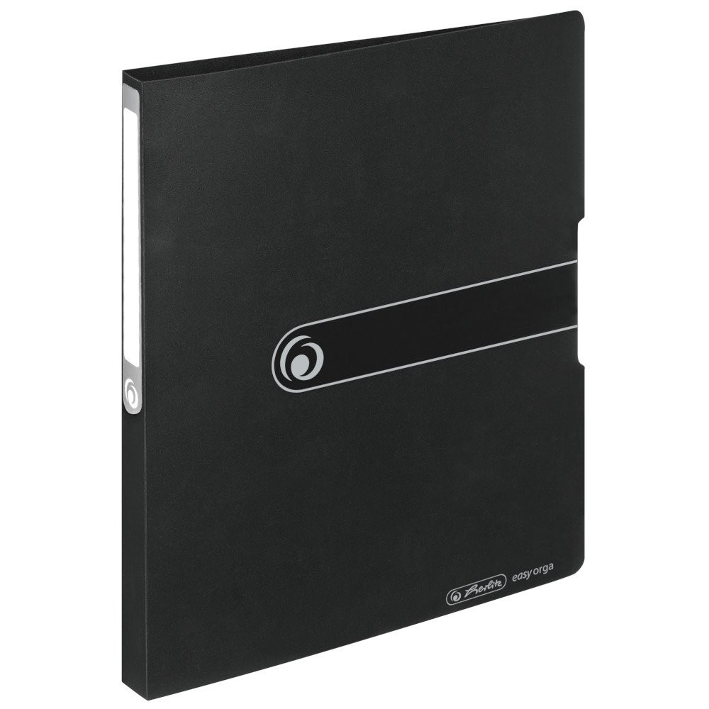 Herlitz Ring Binder A4 Polypropylene 2 Ring Binder –  Black