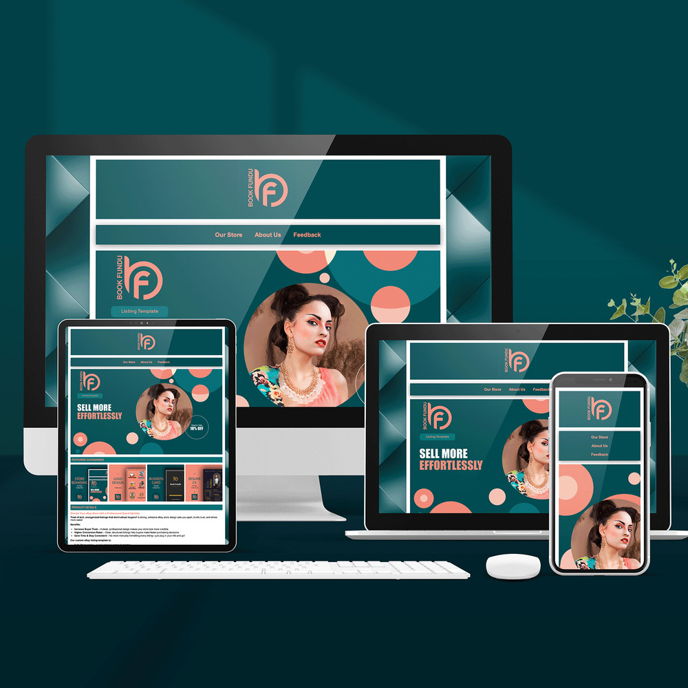 Premium HTML eBay Listing Template & Branding Solution | Boost Your Sales - 2025