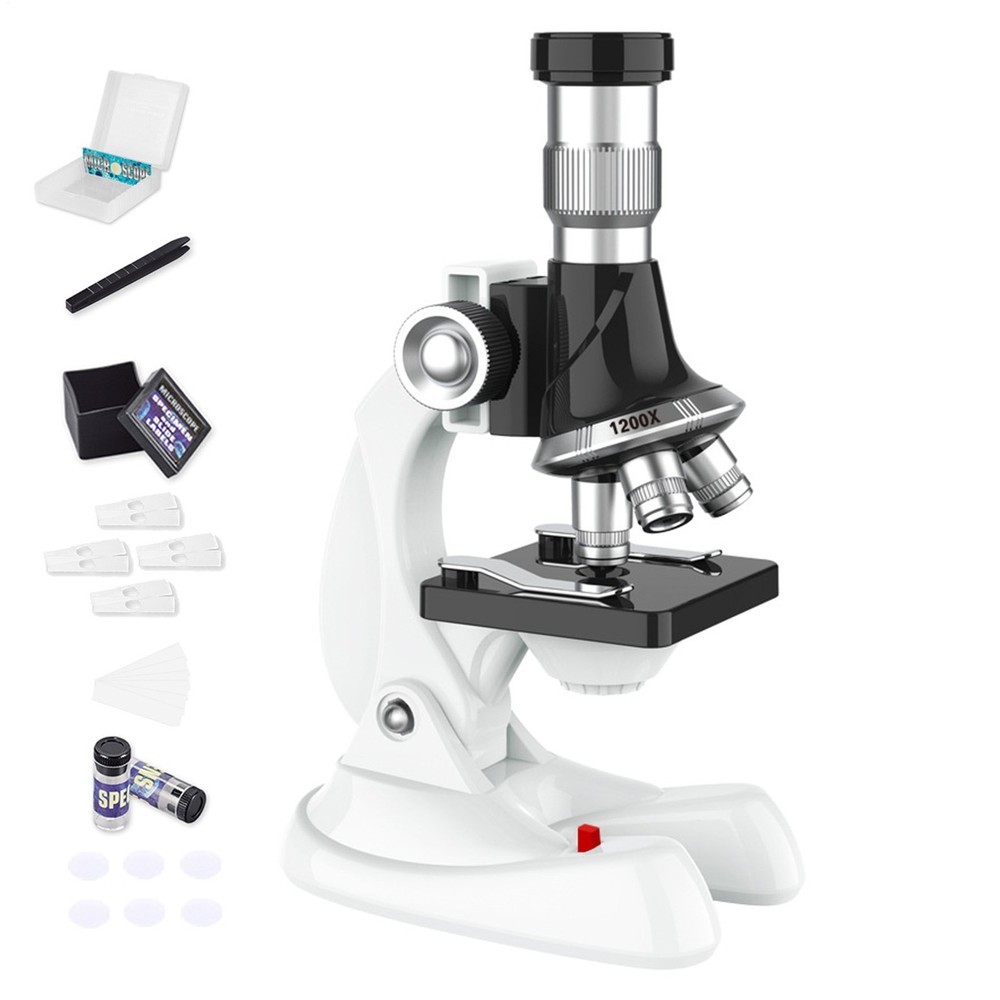 Kids Microscope Monocular Microscope Mini Kit for Beginner Biological Microscope