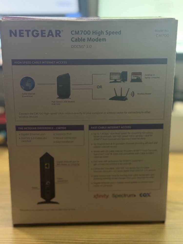 NETGEAR CM700 High Speed Cable Modem