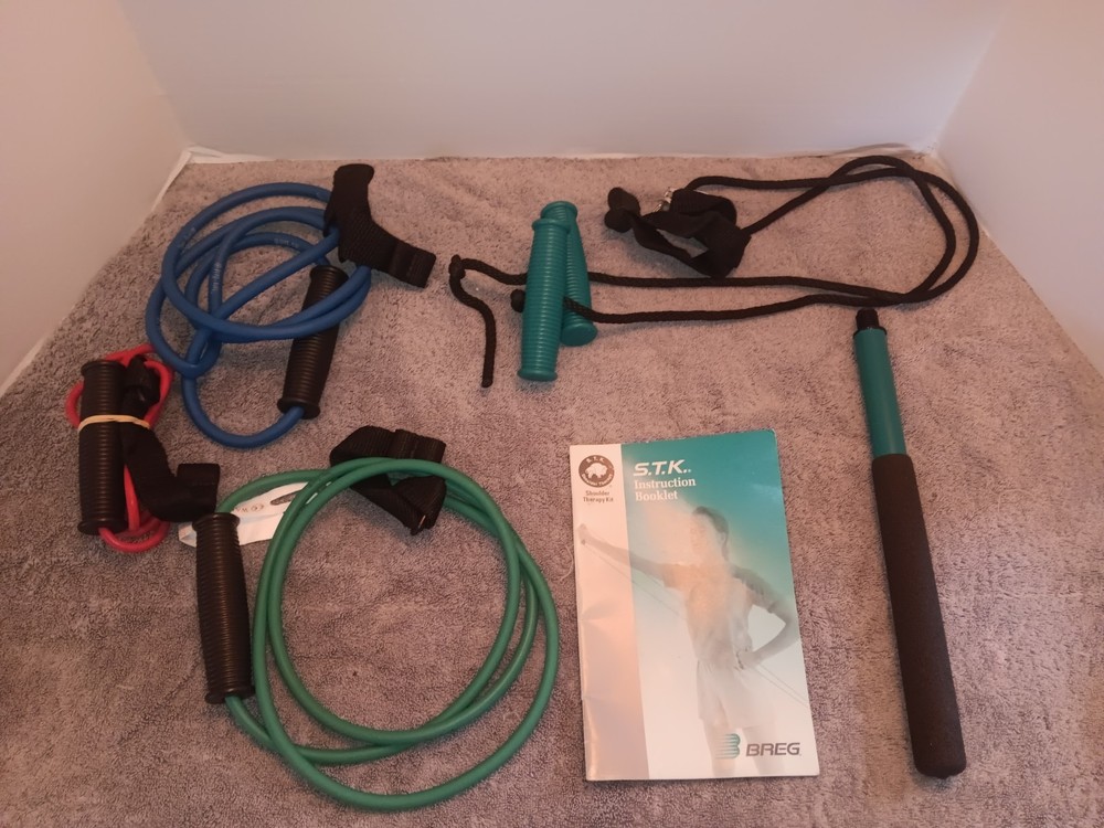 Breg Shoulder Exercise Kit with Instructions Missing Bar LH005G