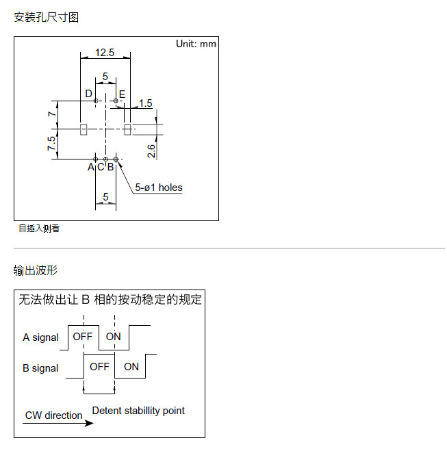 Encoder EC11E09244BS 18 Points 9 Pulses with Switch 20mm Half Shaft 360°