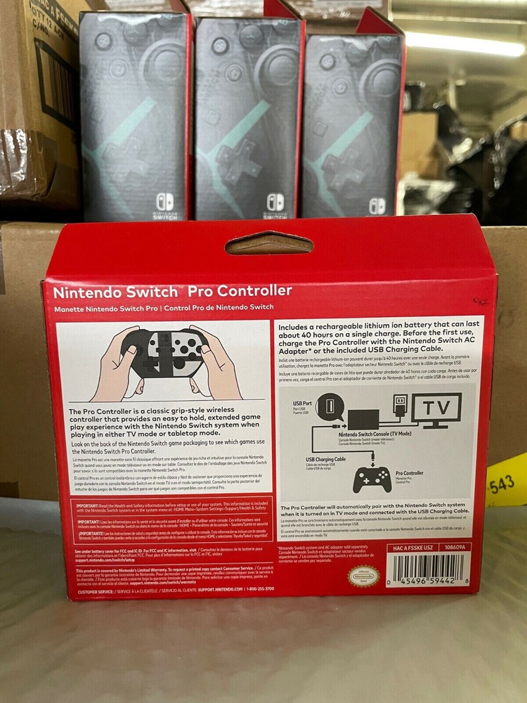Official Nintendo Switch Pro Controller - Super Smash Bros Ultimate Edition New!