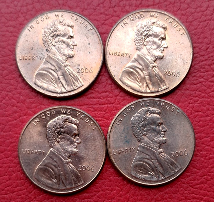 small  one cent us coins   2000 /2006