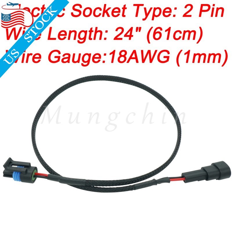 CTS Coolant Temperature Sensor Extension Harness For 2 Wire Water Temp LSX Plug