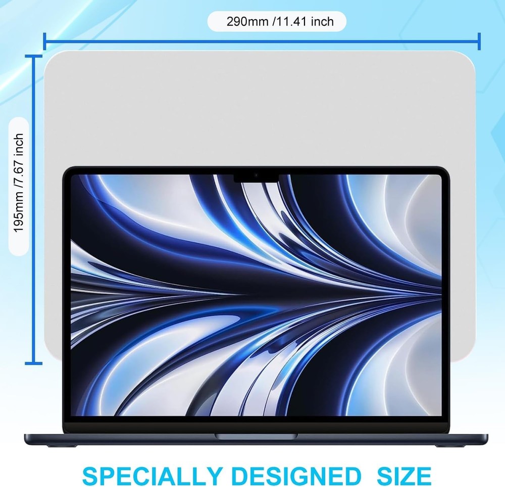 2 Pack Microfiber Liner Cloths for MacBook - Safe Screen & Keyboard Care
