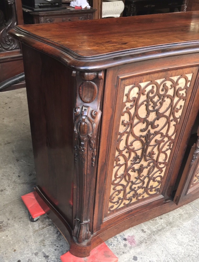 ROSEWOOD CONSOLE SERVER BUFFET
