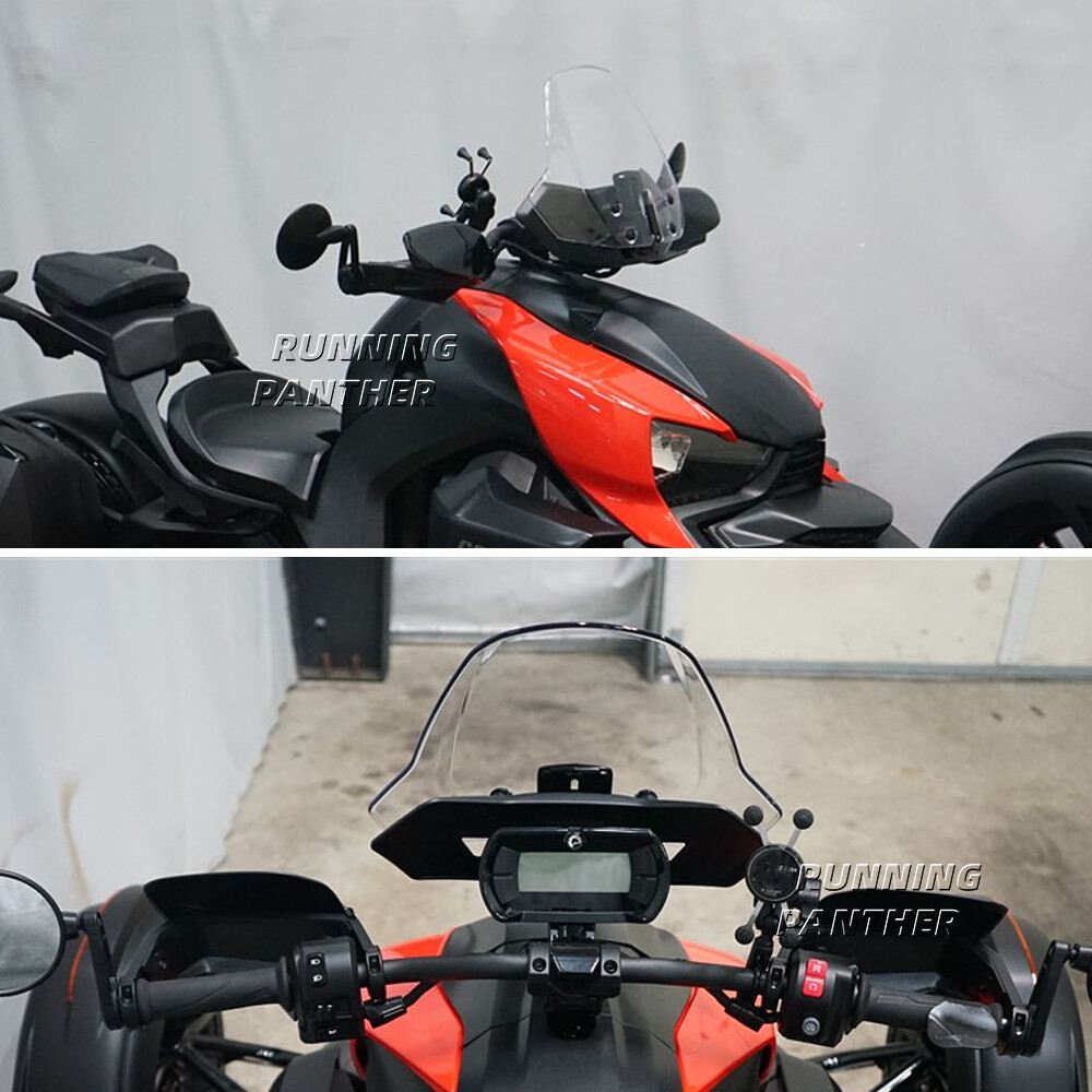 Adjustable Windscreen Windshield Wind Screen Shield For Can-Am Ryker 600 900