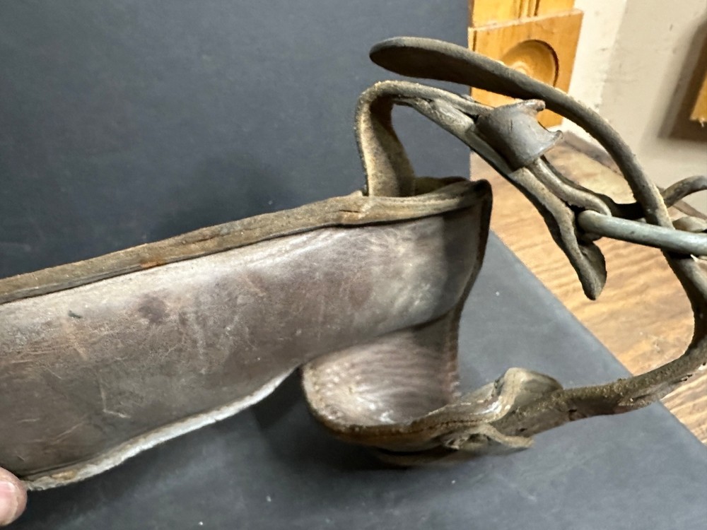 Vintage Set Bashlin Pole Climber Gaffes, Bashlin Leathers, Spikes