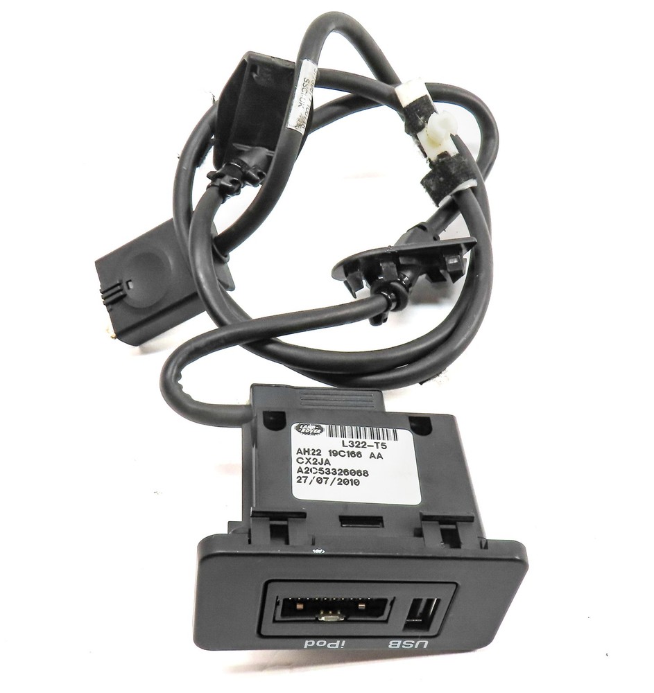 2011 LAND ROVER LR4 (L319) iPOD USB MEDIA MULTIMEDIA INPUT JACK PANEL