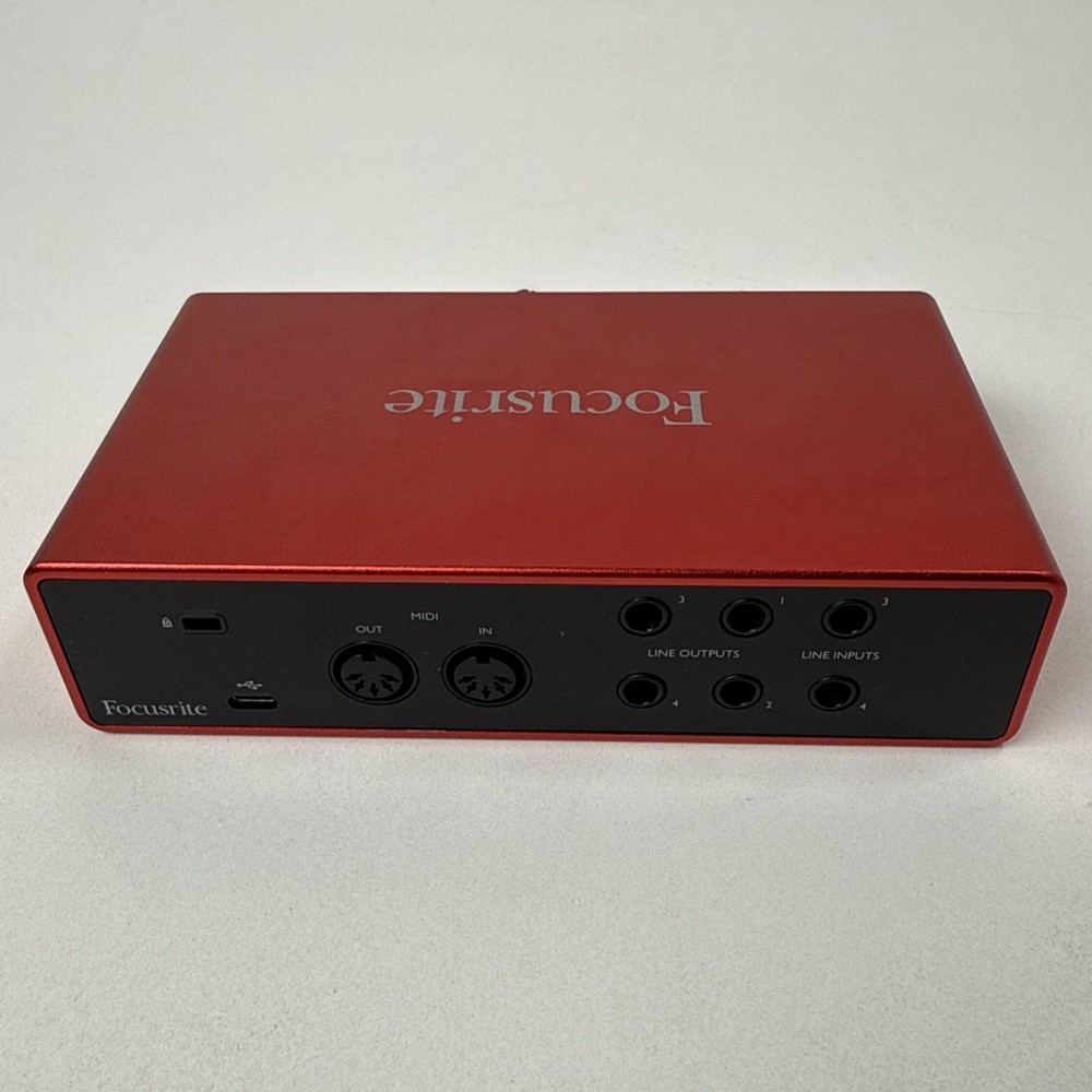 Focusrite Scarlett 4i4 3rd Gen USB Audio Interface Tested Working