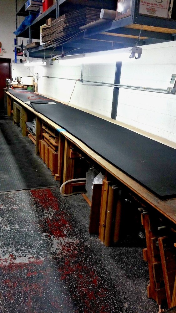 Neoprene Rubber Solid Flex Sheet 1/8" Thk x 36" W x 60" L 60 Duro Std