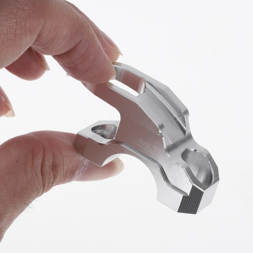 Motorcycle hook 1 set silver 49mm