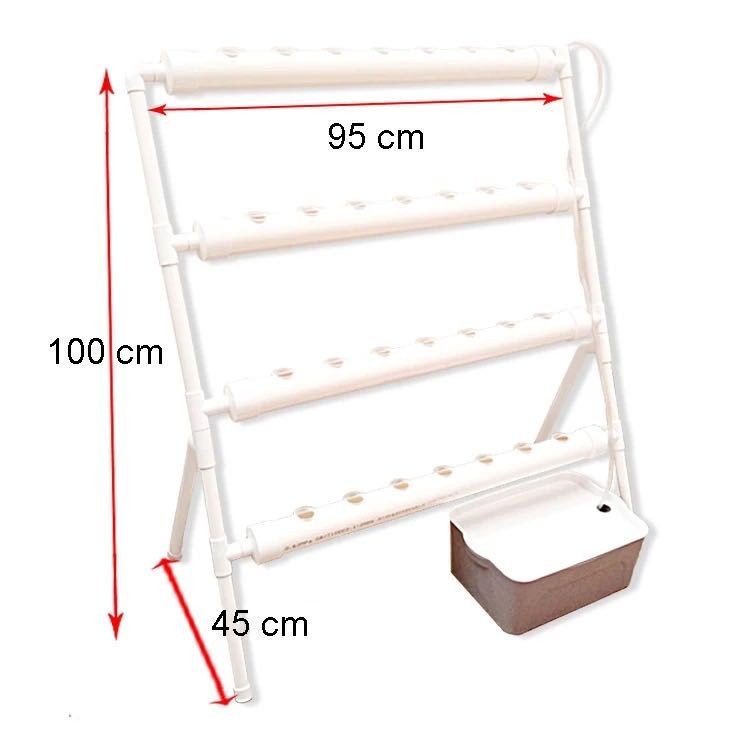 NFT Hydroponics System with 36 Holes Kits,Vertical Hydroponic Growing Systems PV