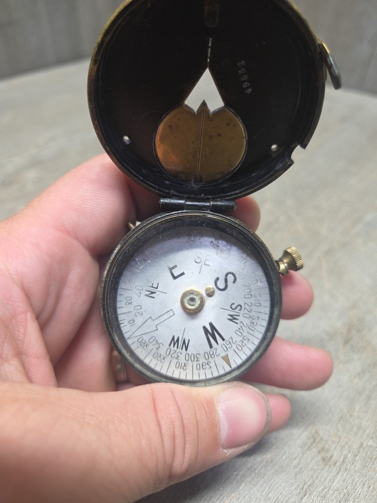 Vintage Brass Compass - US Engineer Corps - Chuchon and Emons Berne