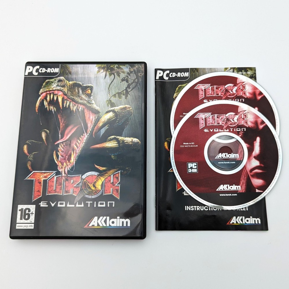 Turok Evolution - PC CD-ROM - VERY RARE - Free, Fast P&P!