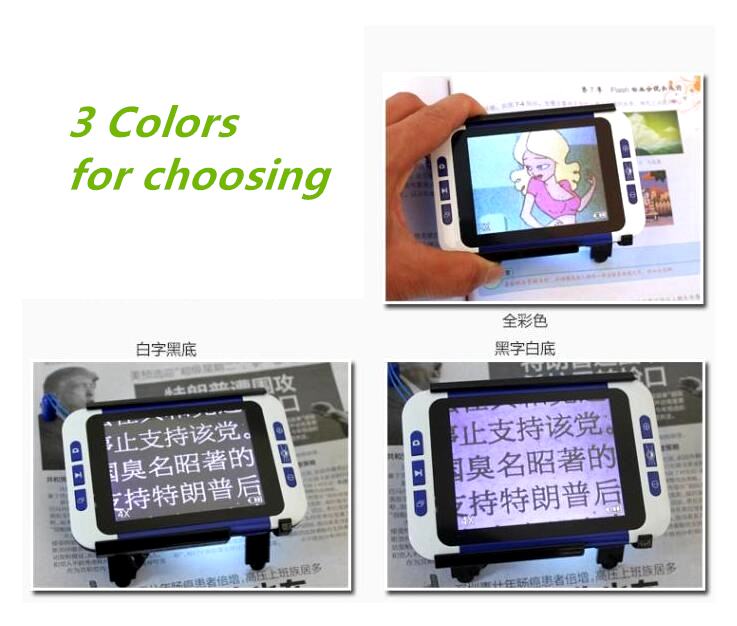 32X Low Vision Aid Digital Magnifier Elderly Electronic Magnifying USB AV Port