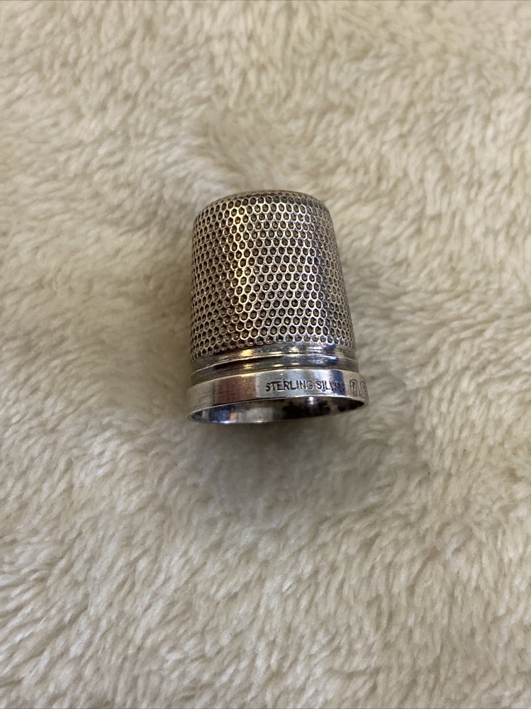 Charles Horner C. H SOLID STERLING SILVER THIMBLE No:7 - Read First