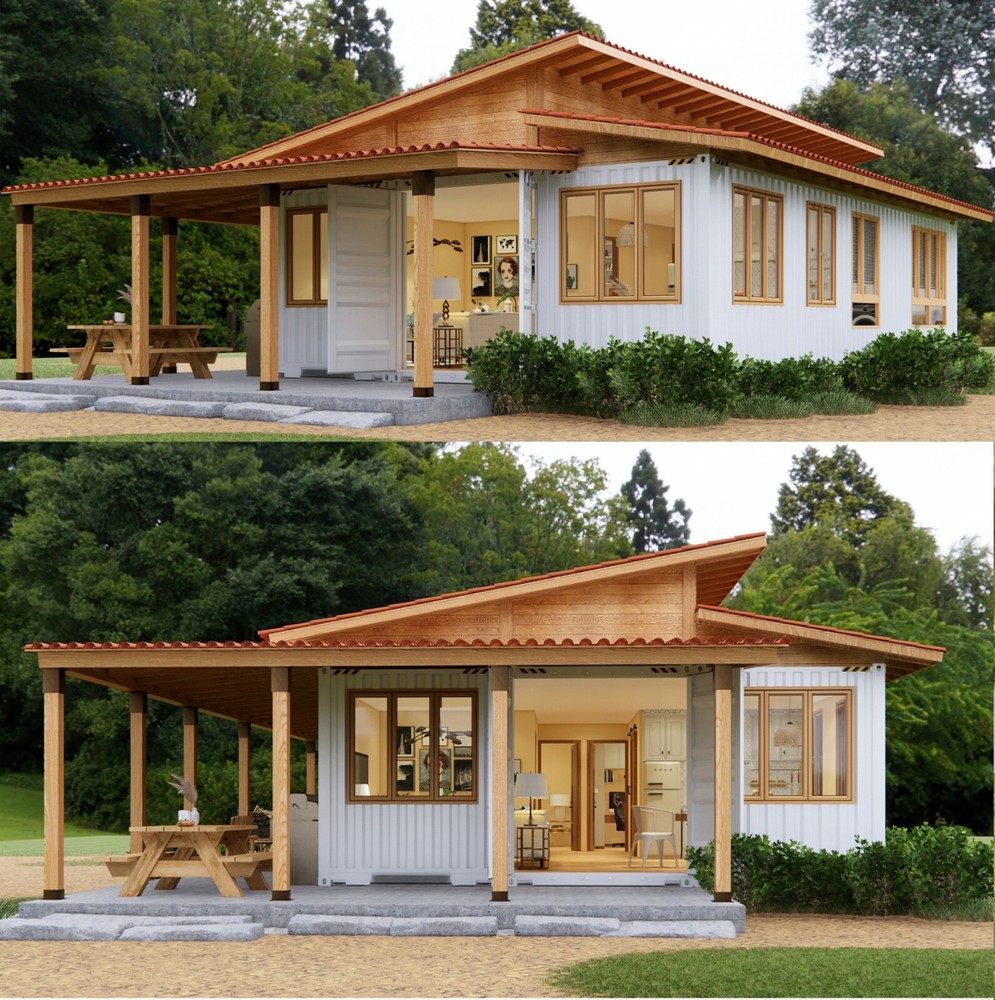 Container house plans - 3 bedrooms - 1 bathroom - Digital PDF File