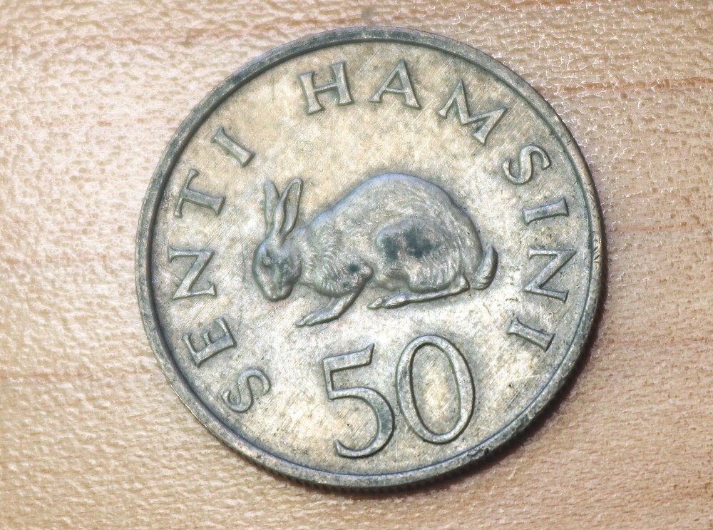 1966 Tanzania 50 Senti Rabbit