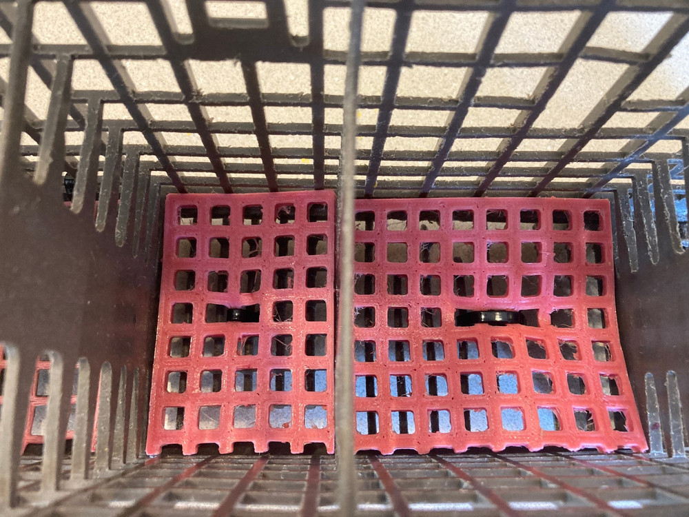 dishwasher silverware basket repair (semi-clear)