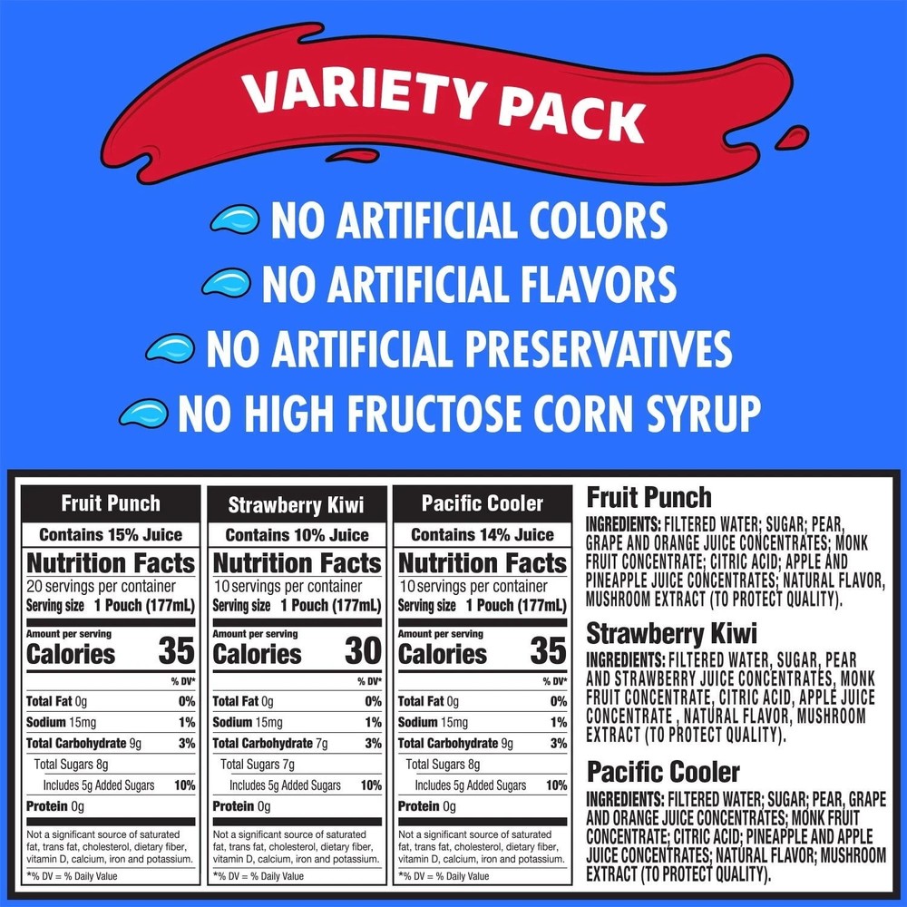 Capri Sun Variety Pack (6 fl. oz., 40 pk.)