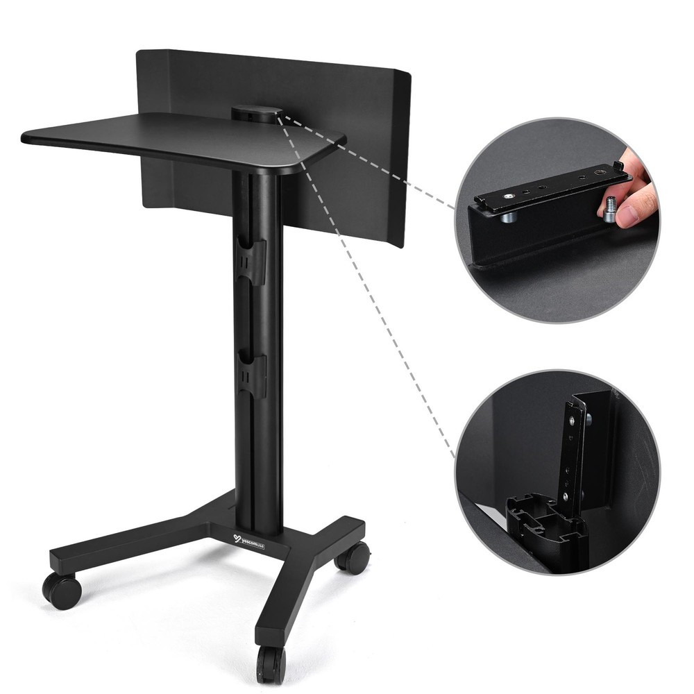 Yessources 25"x14" Front Panel for Mobile Lectern Podium Stand PC Mobile Cart
