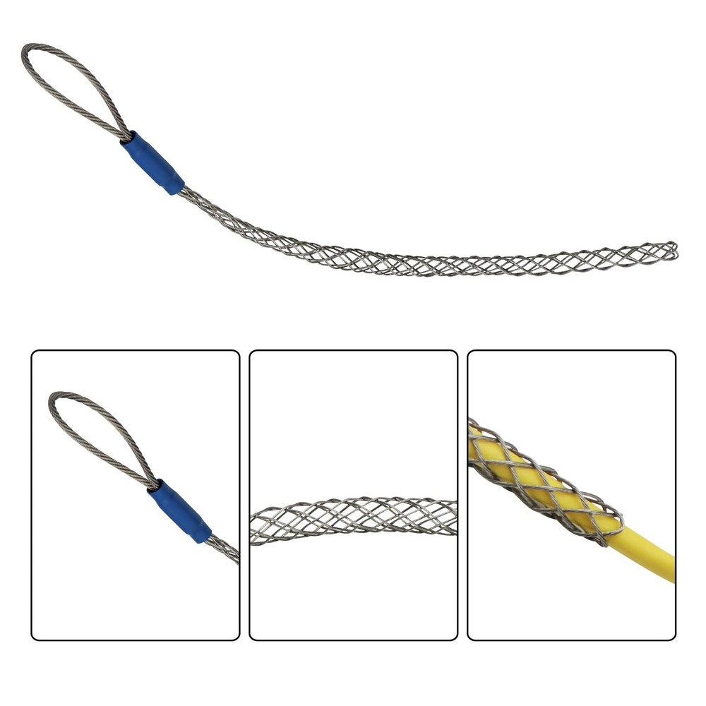 1 Pack Cable Pulling Grip, Electrical Wire Puller Socks, Stainless Steel Mesh...