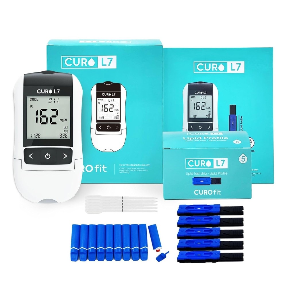 Complete Cholesterol Testing Kit with Customer Support - Easy Home Monitoring
