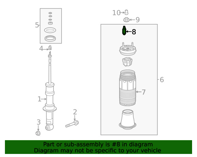 Genuine GM Air Valve 85521603