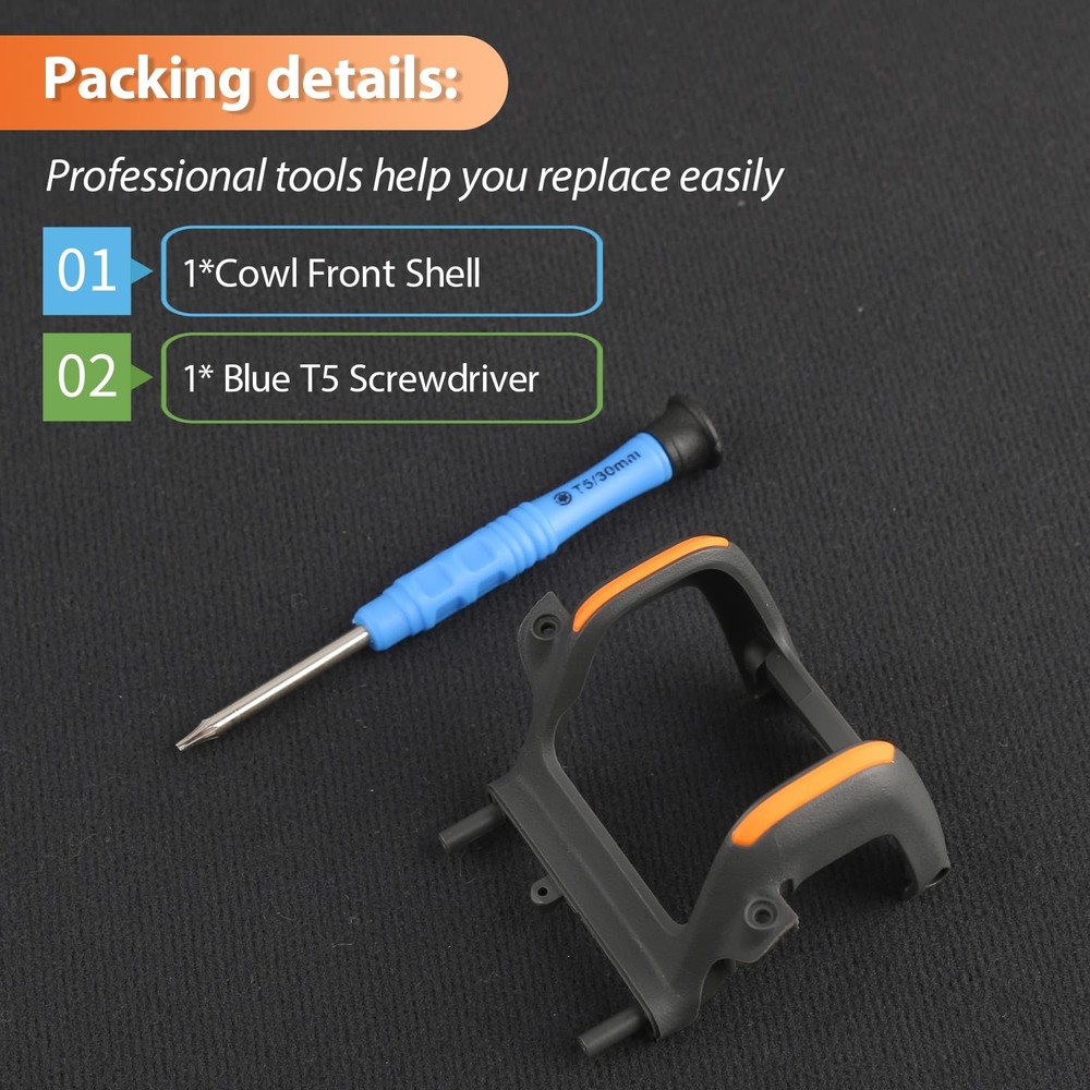 for DJI Avata 2 Gimbal Bumper Camera Front Frame Replacement for Avata 2 Dron...