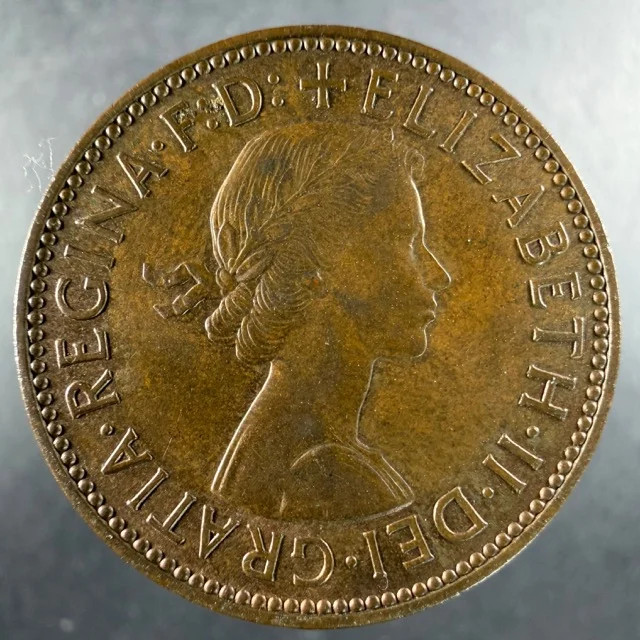 1959 Great Britain Half Penny Choice Example