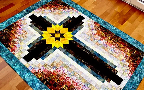 Painted Cross Wall Hanging Pattern by QuiltFox