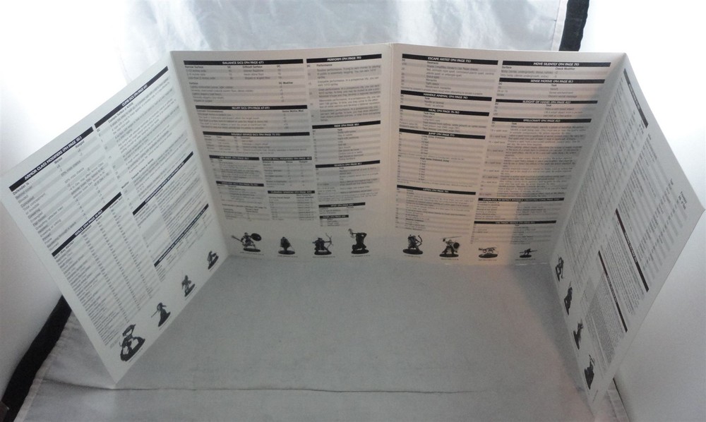 Dungeons and Dragons v3.5 4-Panel d20 Dungeon Master's Screen D&D