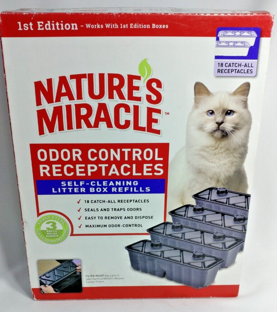 Nature’s Miracle Odor Control Receptacles First Gen 18 Count NOB