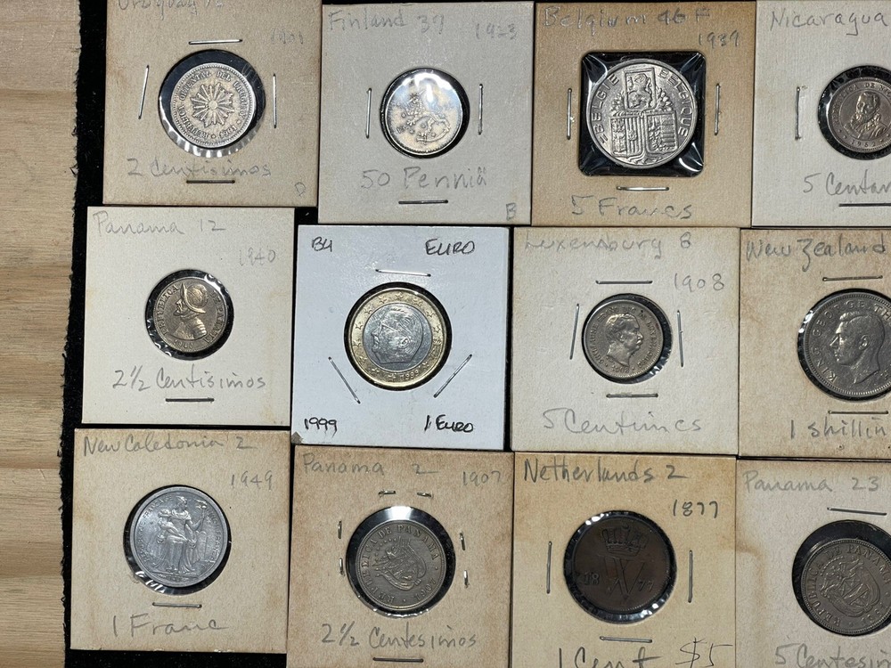 Assorted World Foreign 18 Coins Lot #1