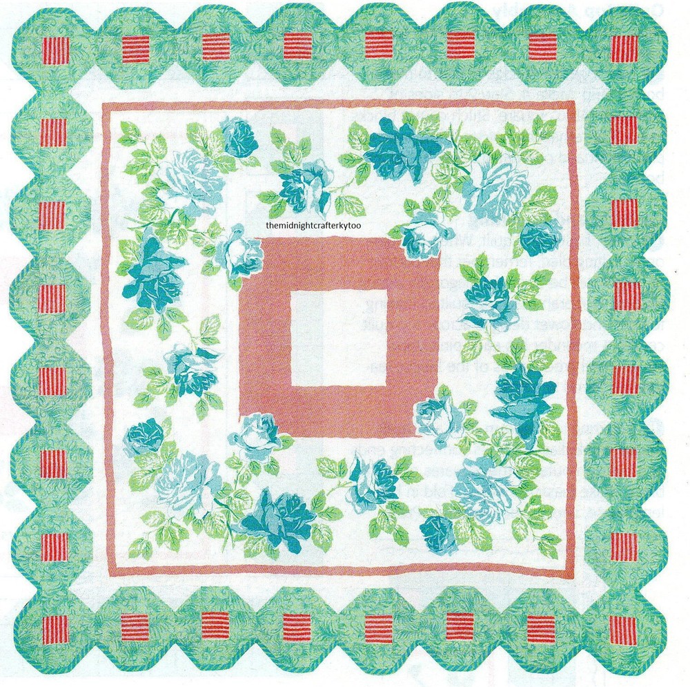Retro Afternoon Quilt Pattern Pieced DH