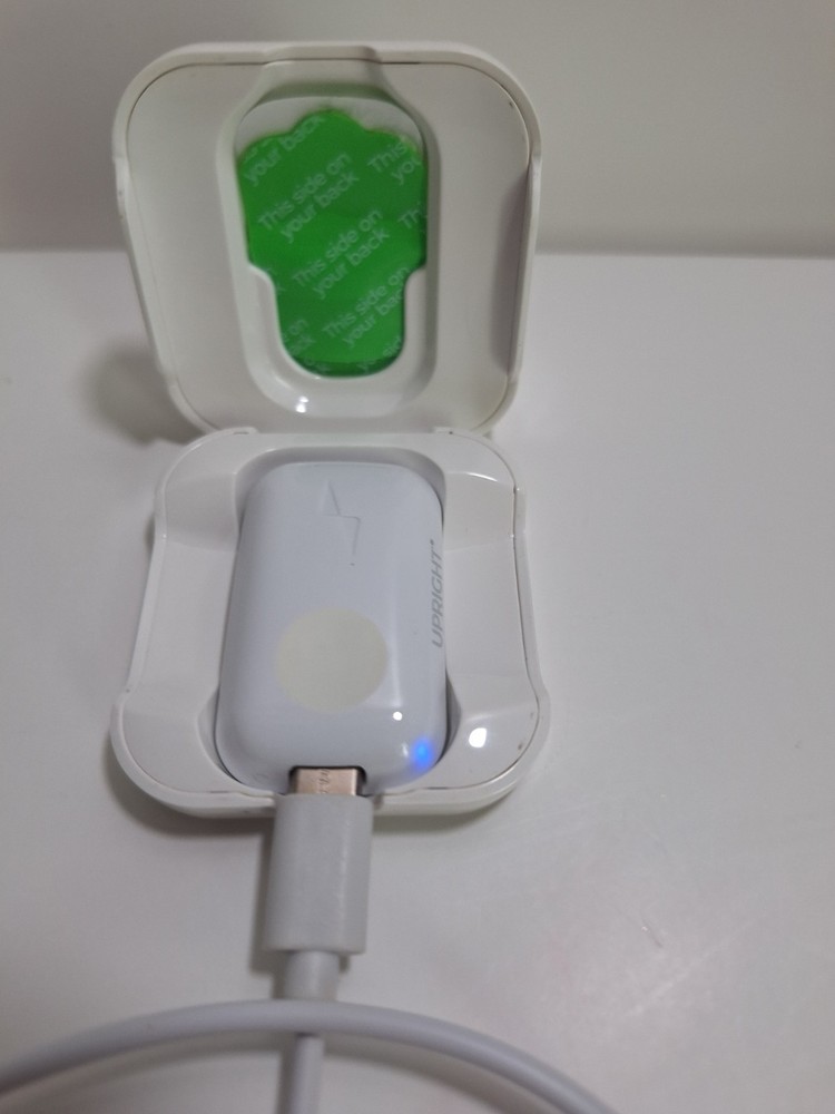 UPRIGHT Posture Trainer Device with Charger and Case Tested Working
