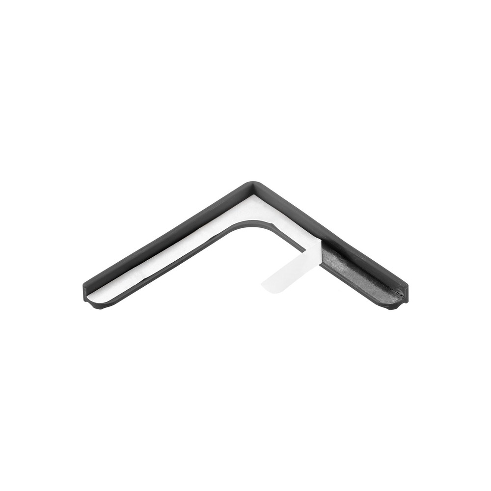 Window Corner Edge Protectors, 2Pack Mini Simple Style 70mmX9mm Black