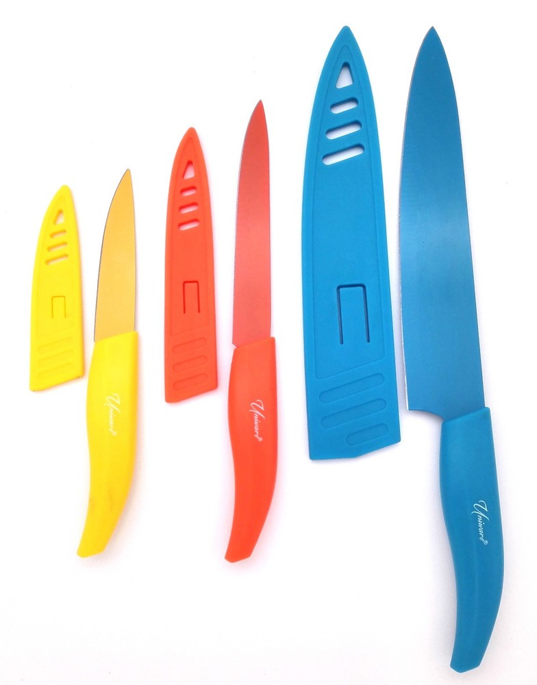 Kitchen Knife Set With Sheath,8,5,3.5 Inches Blade