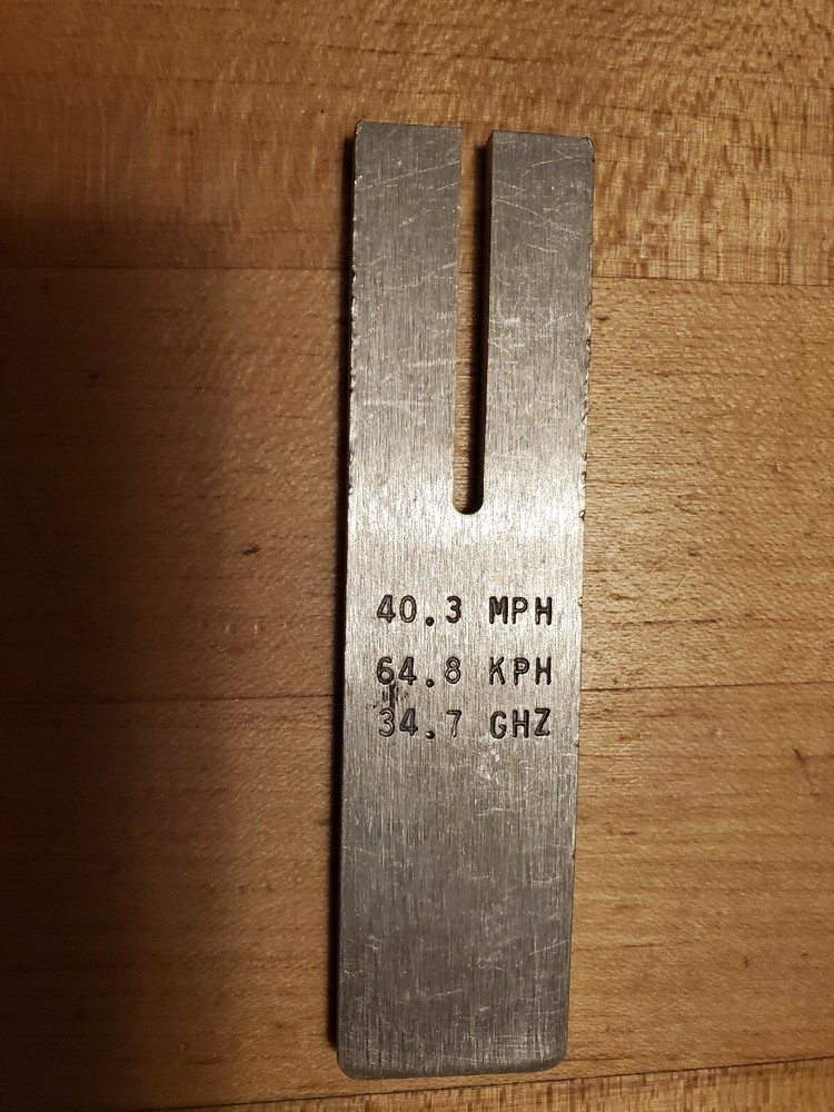 Applied Electronics Stalker kA band tuning fork 40 mph FB